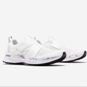 TIEM white marble cycling shoes! Only worn 3 times and in great condition